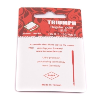 Иглы для БШМ TRIUMPH New 130/705H Универсальные №70 (уп.5шт) (2)