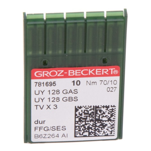 Иглы GROZ-BECKERT UY 128 GAS SES №70 (уп.10шт.)0