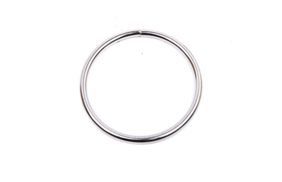 кольцо металл 40х3 мм цв никель (уп 100шт) купить по 8.5 - в интернет - магазине Веллтекс | Новосибирск
.