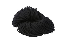 шнур для одежды круглый цв черный 5мм (уп 100м) 5-02 купить по 1.95 для тактического снаряжения в Новосибирске 
