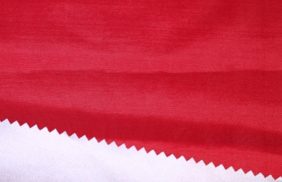 ткань курточная таффета 190t, wr/pu silver, 65гр/м2, 100пэ, 150см, красный 18-1663, (рул 100м) tpx05 купить в Новосибирске.