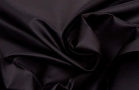 ткань подкладочная ветрозащитная 290t, 60гр/м2, 100пэ, 150см, черный/s580, (100м) wsr купить в Новосибирске.