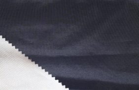 ткань курточная таффета 190t, wr/pu silver, 65гр/м2, 100пэ, 150см, синий темный 19-3933, (рул 100м) купить в Новосибирске.